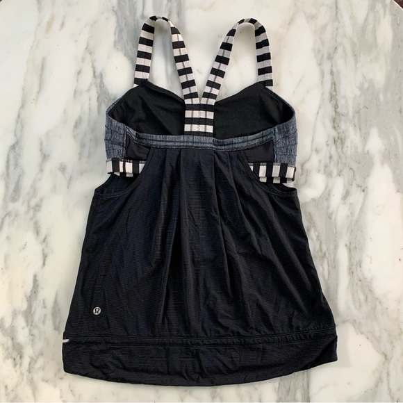 LULULEMON Rest Less Run Tank With Built In Bra • Sz 8 - Picture 7 of 10